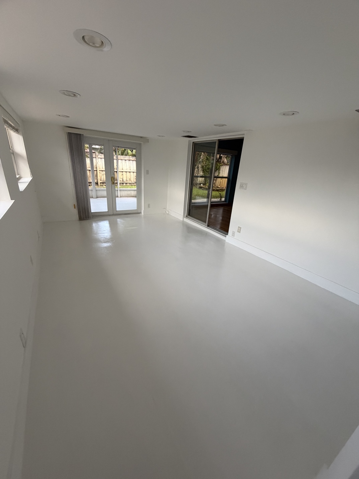 The same Oakland Park patio floor after PaintPros coating